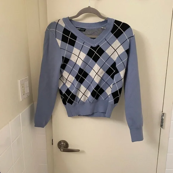 SHEIN Sweaters Shein Argyle Sweater Poshmark